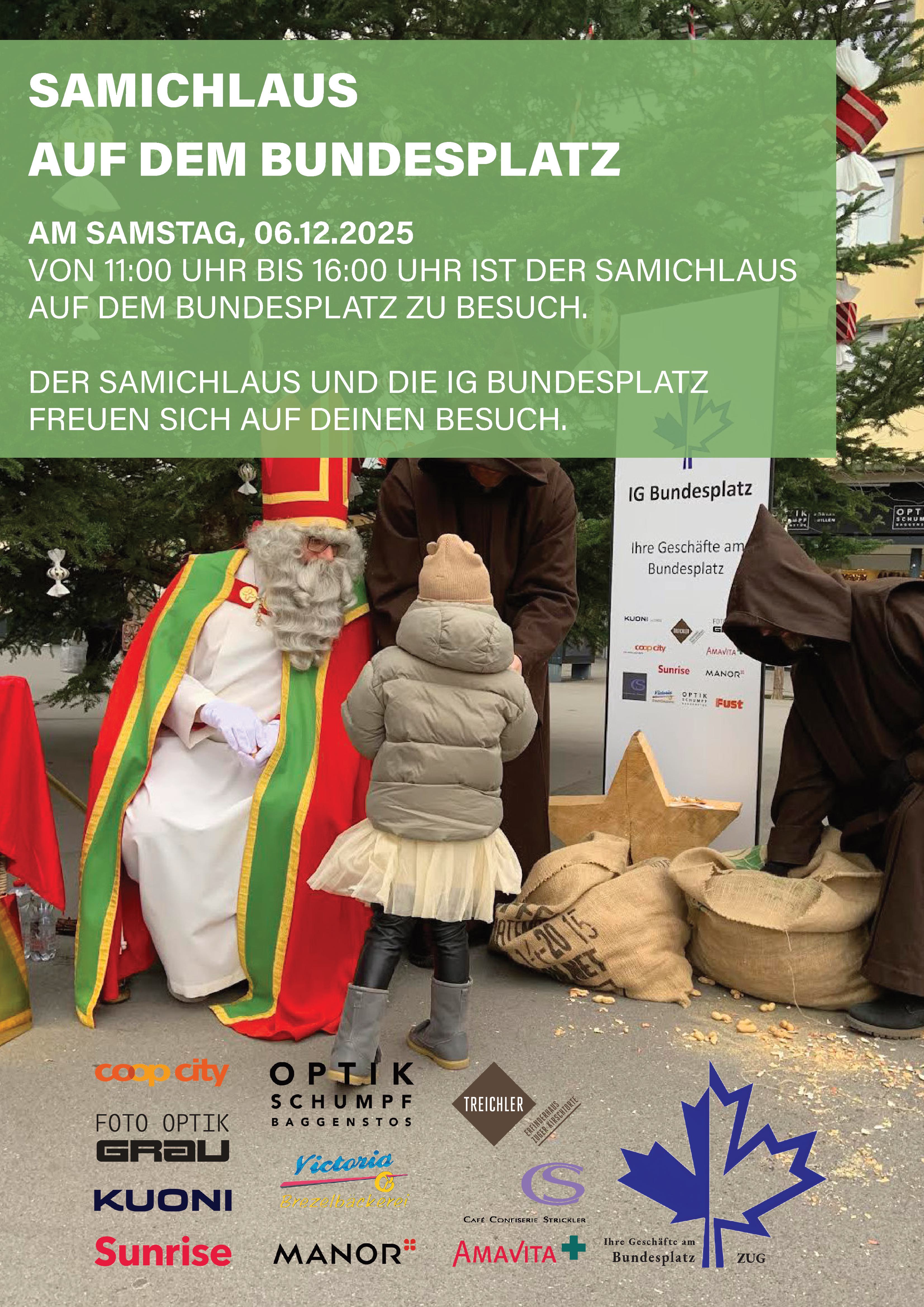 Samichlaus auf dem Bundesplatz